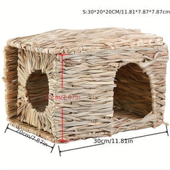 Soft Woven Beds & Chew Toys for Small Pets