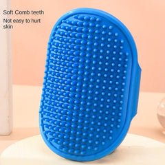 Portable Silicone Pet Bath Brush - Easy To Clean
