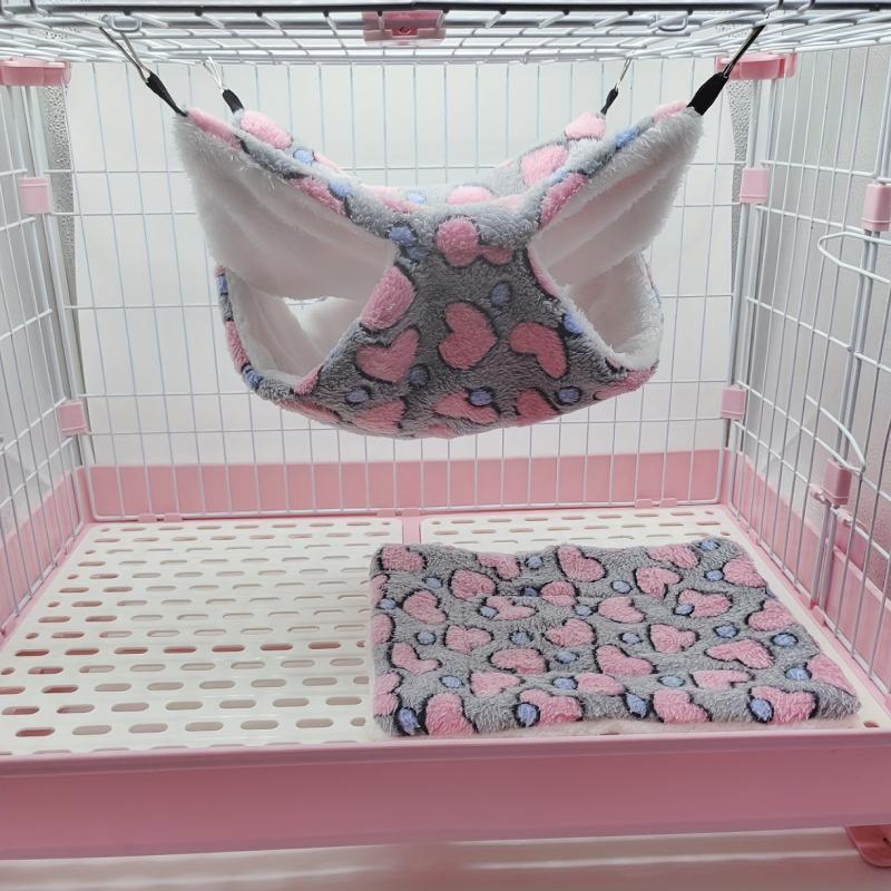 Hamster Hammock Small Pet Cage Hammock Swinging Bed For Hamster Cage
