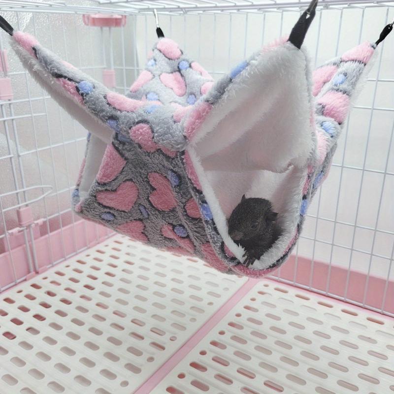 Hamster Hammock Small Pet Cage Hammock Swinging Bed For Hamster Cage