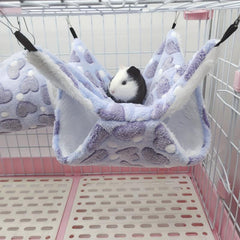 Hamster Hammock Small Pet Cage Hammock Swinging Bed For Hamster Cage