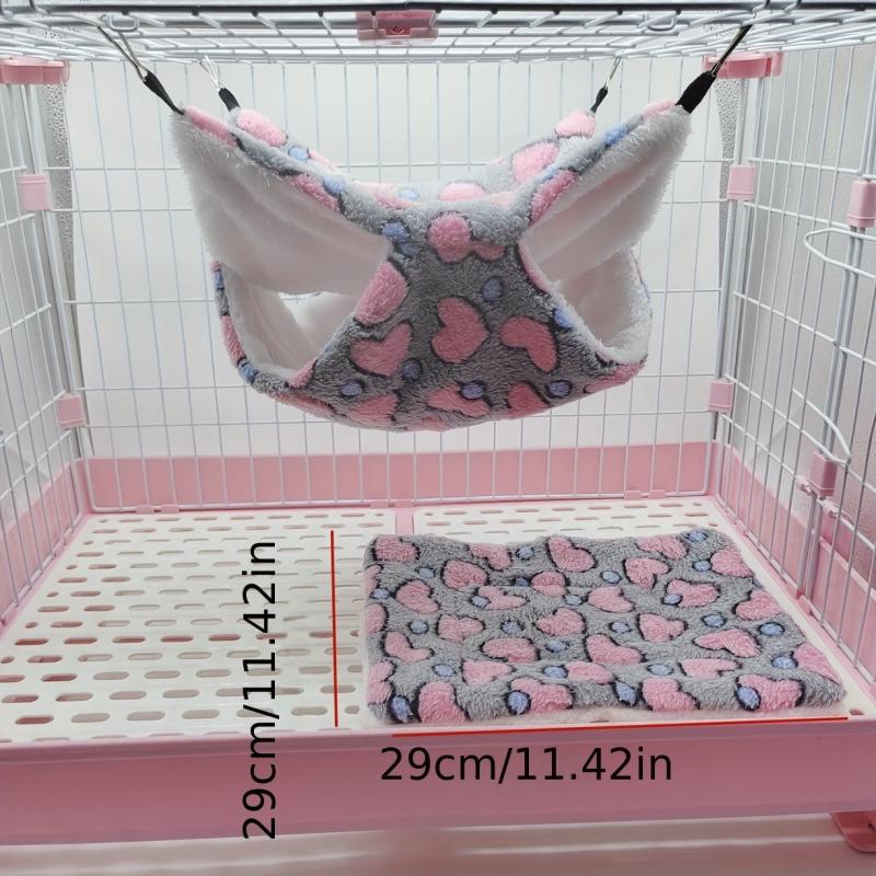 Hamster Hammock Small Pet Cage Hammock Swinging Bed For Hamster Cage