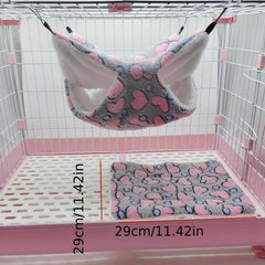 Hamster Hammock Small Pet Cage Hammock Swinging Bed For Hamster Cage