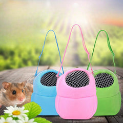 Portable Small Pet Carrier Bag Outdoor Mesh Breathable Hamster Take Away Bag