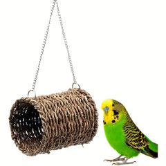 Cozy Hanging Tunnel Bed House for Hamster's Comfort