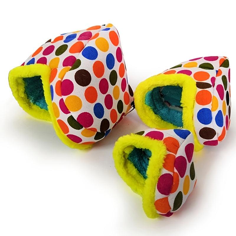 Winter Parrot Bed Hanging Sleeping Bag Cave Hut Soft Warm Parrot Toy Hammock