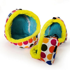 Winter Parrot Bed Hanging Sleeping Bag Cave Hut Soft Warm Parrot Toy Hammock