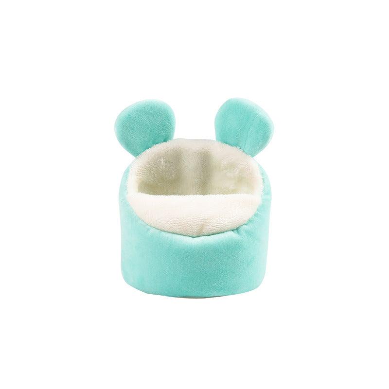 Hamster Mini Bed Chinchilla Pet Nets Plush Soft Hideout Nest