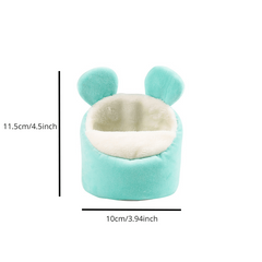 Hamster Mini Bed Chinchilla Pet Nets Plush Soft Hideout Nest