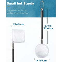 Shrimp Net for Aquariums with Extendable Handle