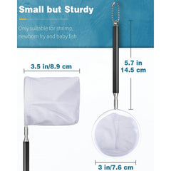 Shrimp Net for Aquariums with Extendable Handle