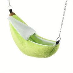 Cozy Banana Shaped Hamster Hammock Bed for Small Pets