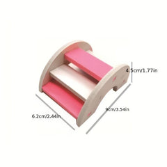 Wooden Hamster Rainbow Bridge Hamster Toy for Small Pet Supplies
