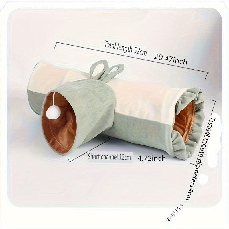 Small Pet Tunnel Toy Rabbit Chinchilla Three-way Hideaway