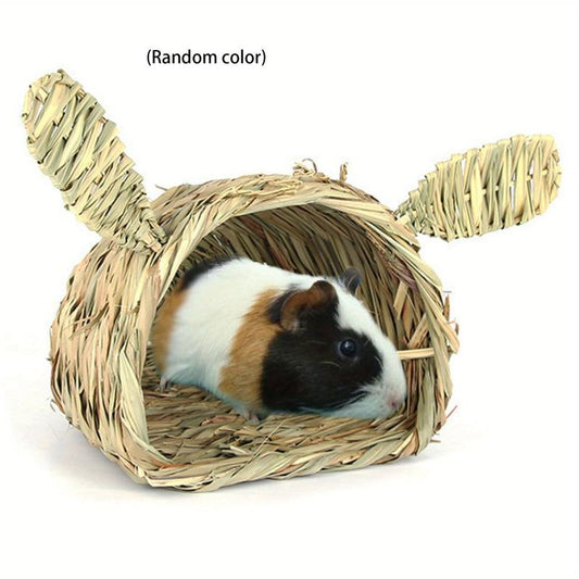 Natural Grass Hideaway Hut for Small Animals