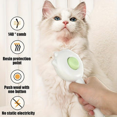 Self Cleaning Pet Comb for Cats Removes Tangles and Knots