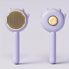 Self Cleaning Pet Comb for Cats Removes Tangles and Knots