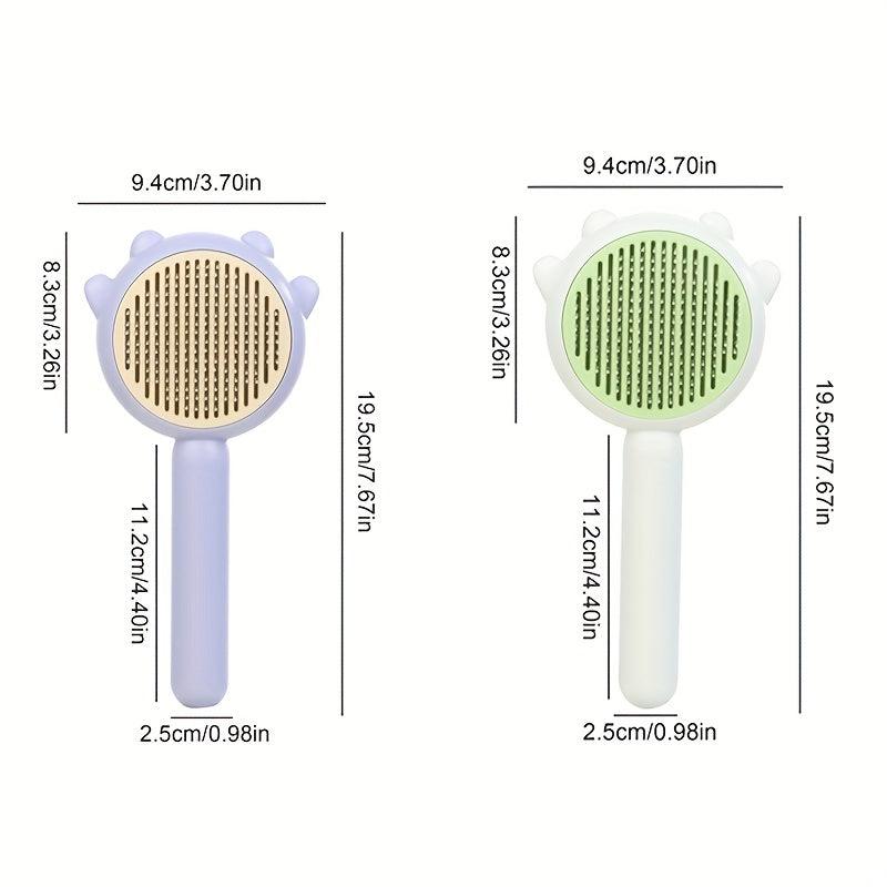 Self Cleaning Pet Comb for Cats Removes Tangles and Knots