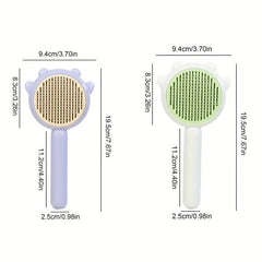 Self Cleaning Pet Comb for Cats Removes Tangles and Knots