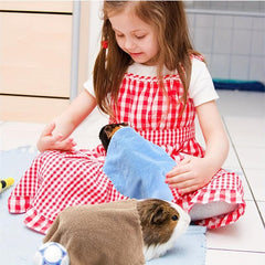 5pcs Random Guinea Pig Blankets Hamster Fleece Cage Liners Soft Pet Blanket