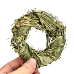 Rabbit Chew Toy Hamster Toys Grass Woven Balls Molar Snacks