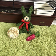 Natural Corn Leaf Ball Rabbit Tooth Grinding Toy