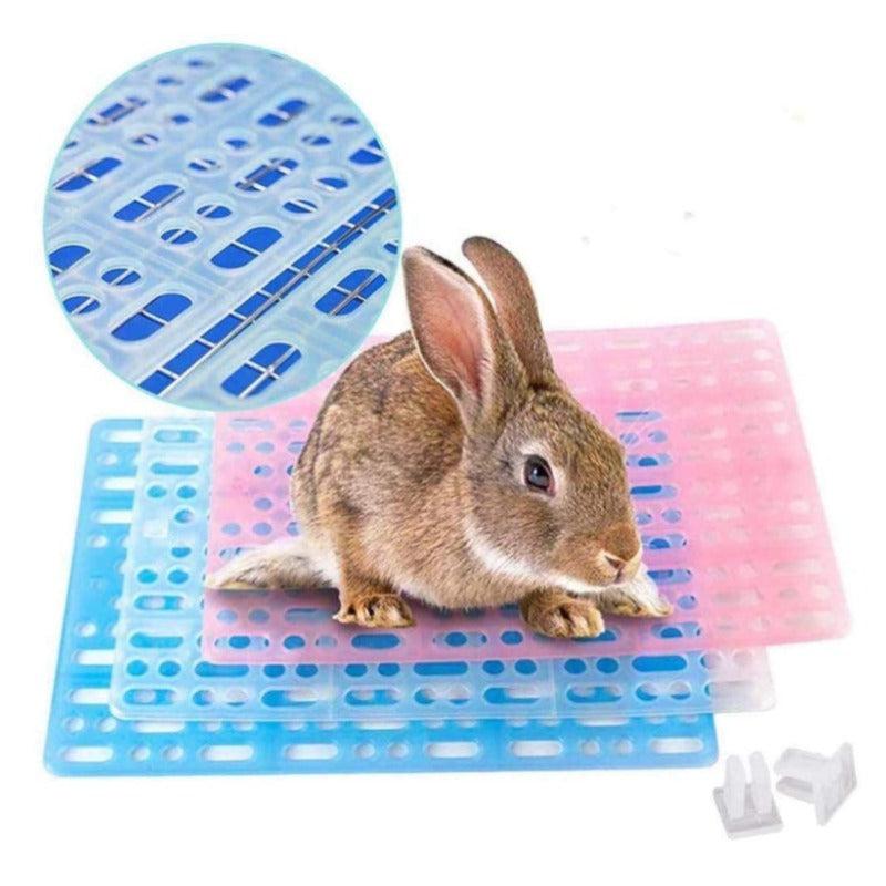Rabbit Feet Pad Leak Water Plastic Bunny Cage Mat