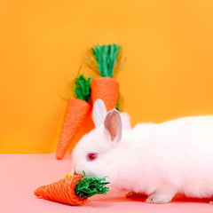 Carrot Rabbit Chew Toy For Small Animal Play