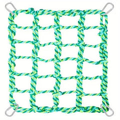 Small Animal Hammock Parrot Bird Toys Woven Climbing Net Cage Accessories