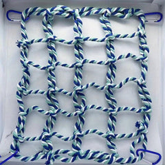 Small Animal Hammock Parrot Bird Toys Woven Climbing Net Cage Accessories