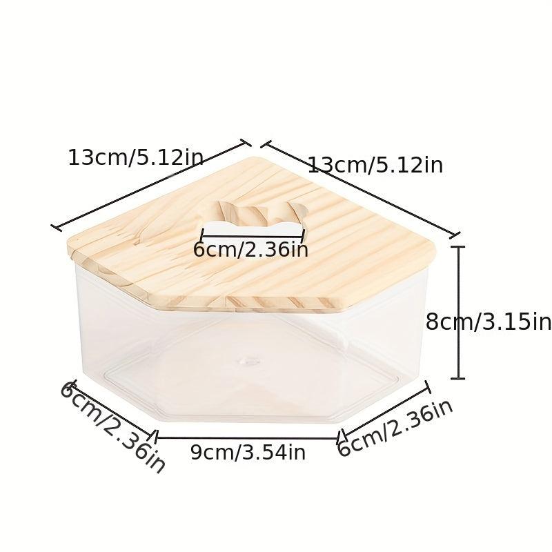 1pc Hamster Bathroom Dual use Urine Sand Basin Pet Supplies
