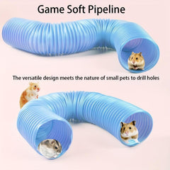 Small Pet Tunnel Self Hi Telescopic Pipe Hamster Ferret Toy