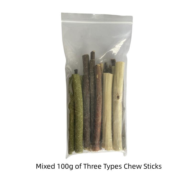 10pcs Rabbit Guinea Pig Bunny Chew Toys For Teeth Grinding Cage Hanging Toy