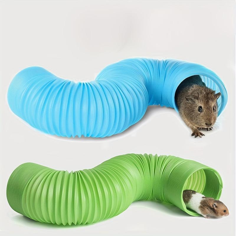 Small Animal Tunnel Toy Hamster Fun Tunnels Foldable Hideaway