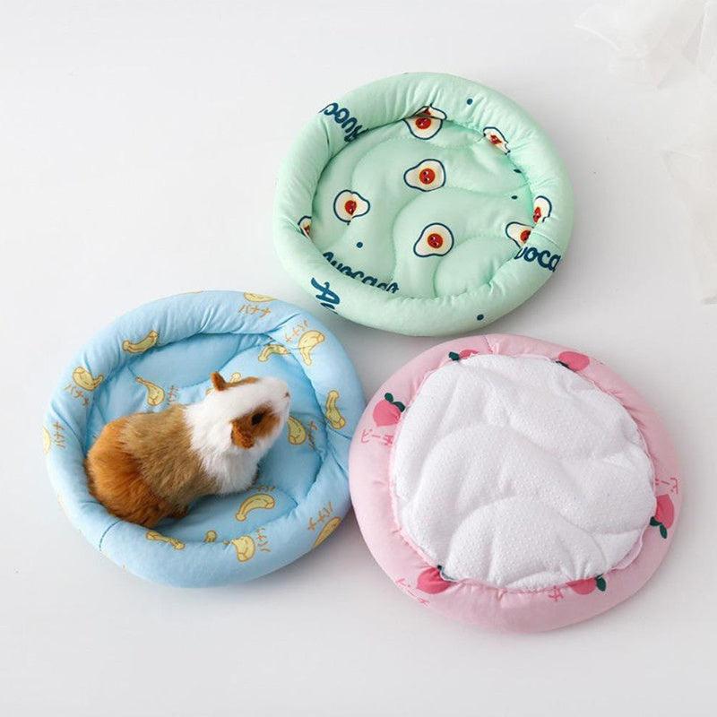 Ice Silk Hamster Bed Sleep Mat Pad Summer Small Animal Cushion