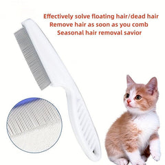 Cat Flea Comb Dense Tooth Cat Comb Special Steel Comb Lice Removal
