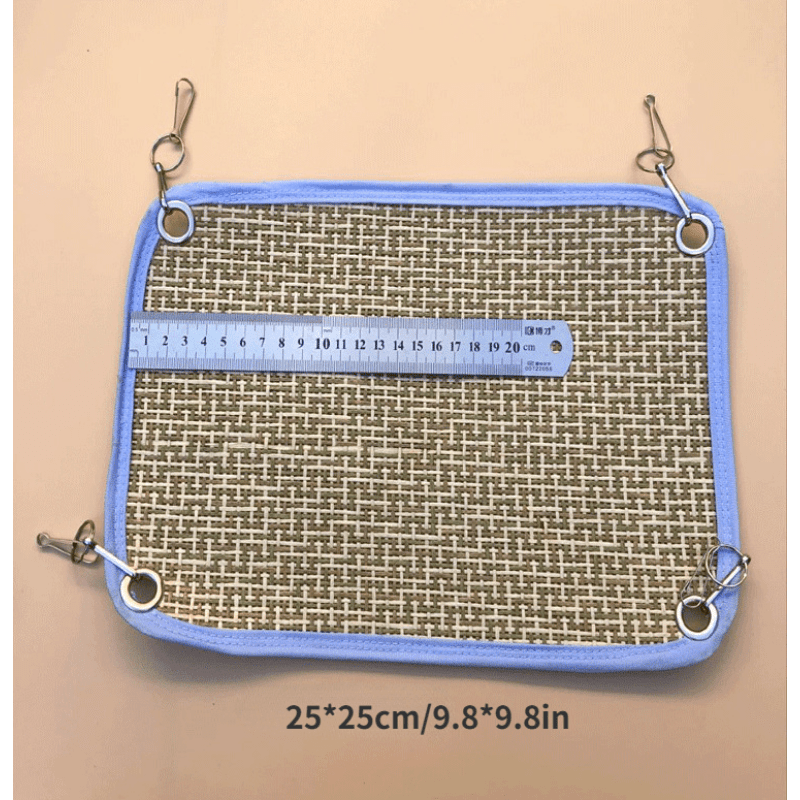 Small Pet Cozy Hammock Bed with Flower Branch, Natural Look & Feel