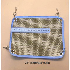 Small Pet Cozy Hammock Bed with Flower Branch, Natural Look & Feel