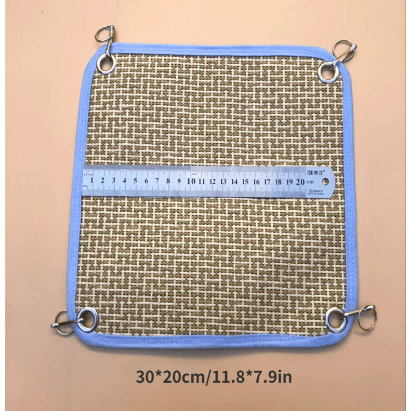 Small Pet Cozy Hammock Bed with Flower Branch, Natural Look & Feel