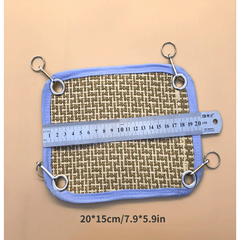 Small Pet Cozy Hammock Bed with Flower Branch, Natural Look & Feel