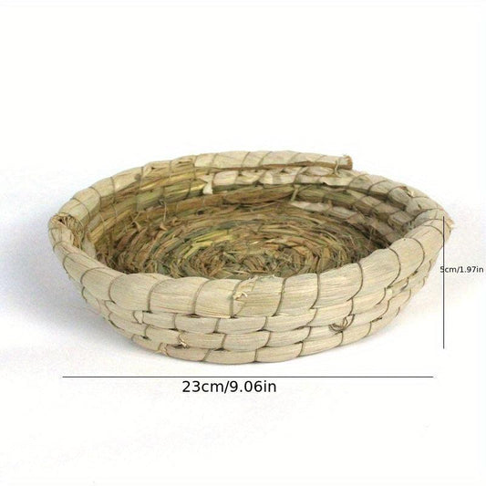 Straw Woven Pet Warm Nest for Small Animals