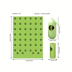 Dog Waste Bags and Dispensers for Outdoor Travel