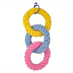 Hanging Rope Toy for Small Animals - Great for Hamsters & Parrots