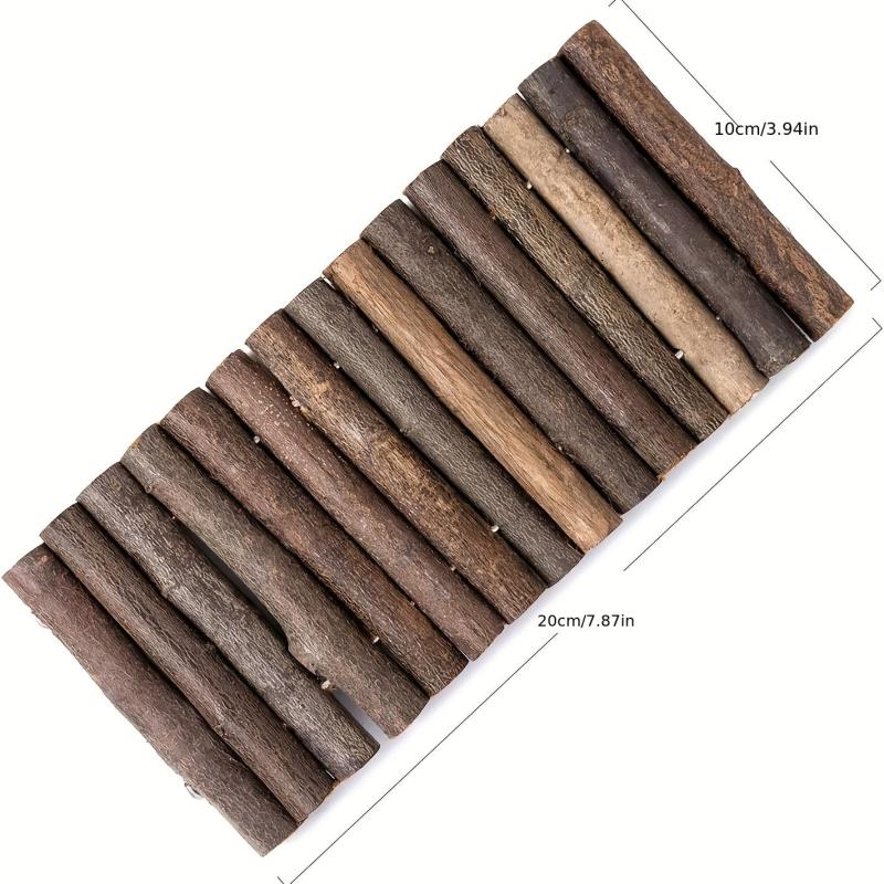 Natural Wooden Ladder Bridge Hamster Mouse Rat Rodents Toy