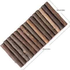 Natural Wooden Ladder Bridge Hamster Mouse Rat Rodents Toy