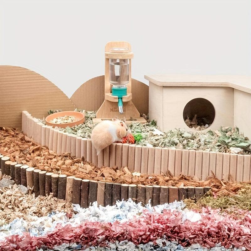 Flexible Wooden Bridges & Ladder Hideout for Hamsters/Birds