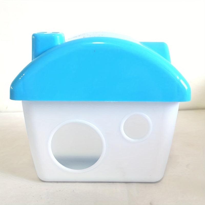 1pc Hamster House Plastic Hamster Sleeping Nest Small Animal Cage Random