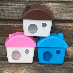 1pc Hamster House Plastic Hamster Sleeping Nest Small Animal Cage Random