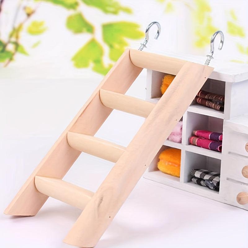Wooden Ladder for Hamster Rat Chinchilla Gerbil Dwarf