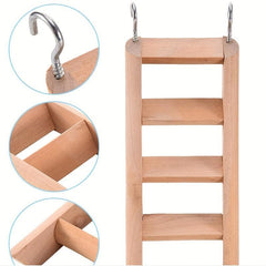 Wooden Ladder for Hamster Rat Chinchilla Gerbil Dwarf